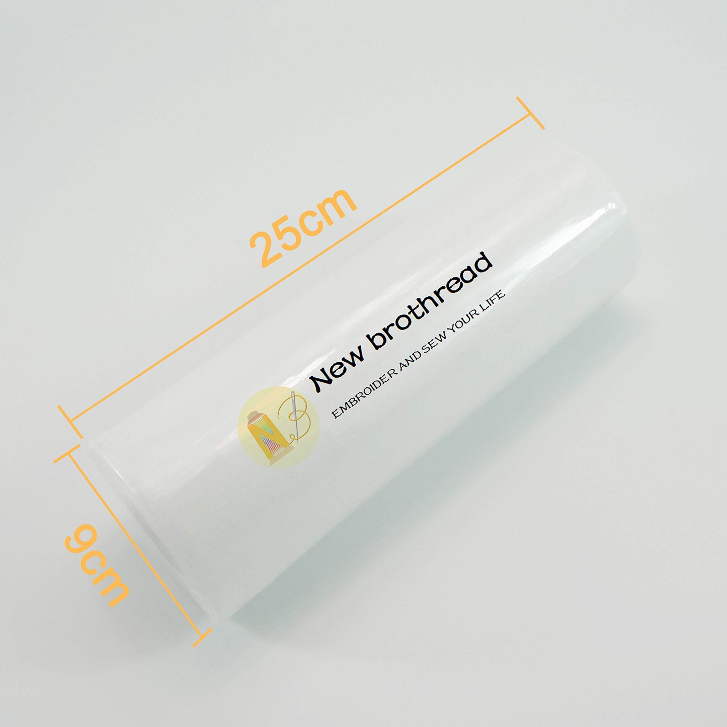 Tear Away Machine Embroidery Stabilizer Backing 10" x 25 Yd roll - Medium Weight 1.8 oz
