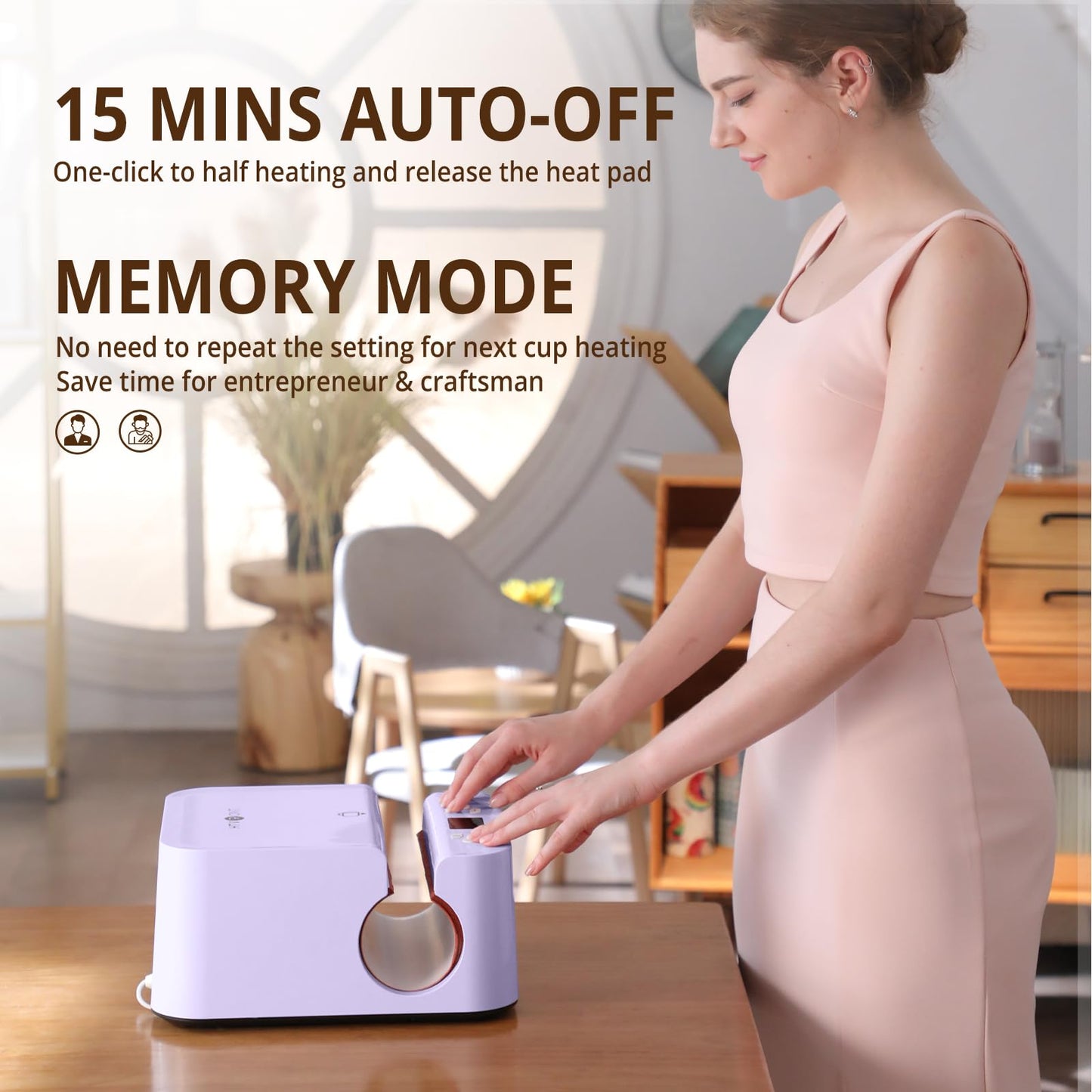 HTVRONT Auto Tumbler Heat Press Machine