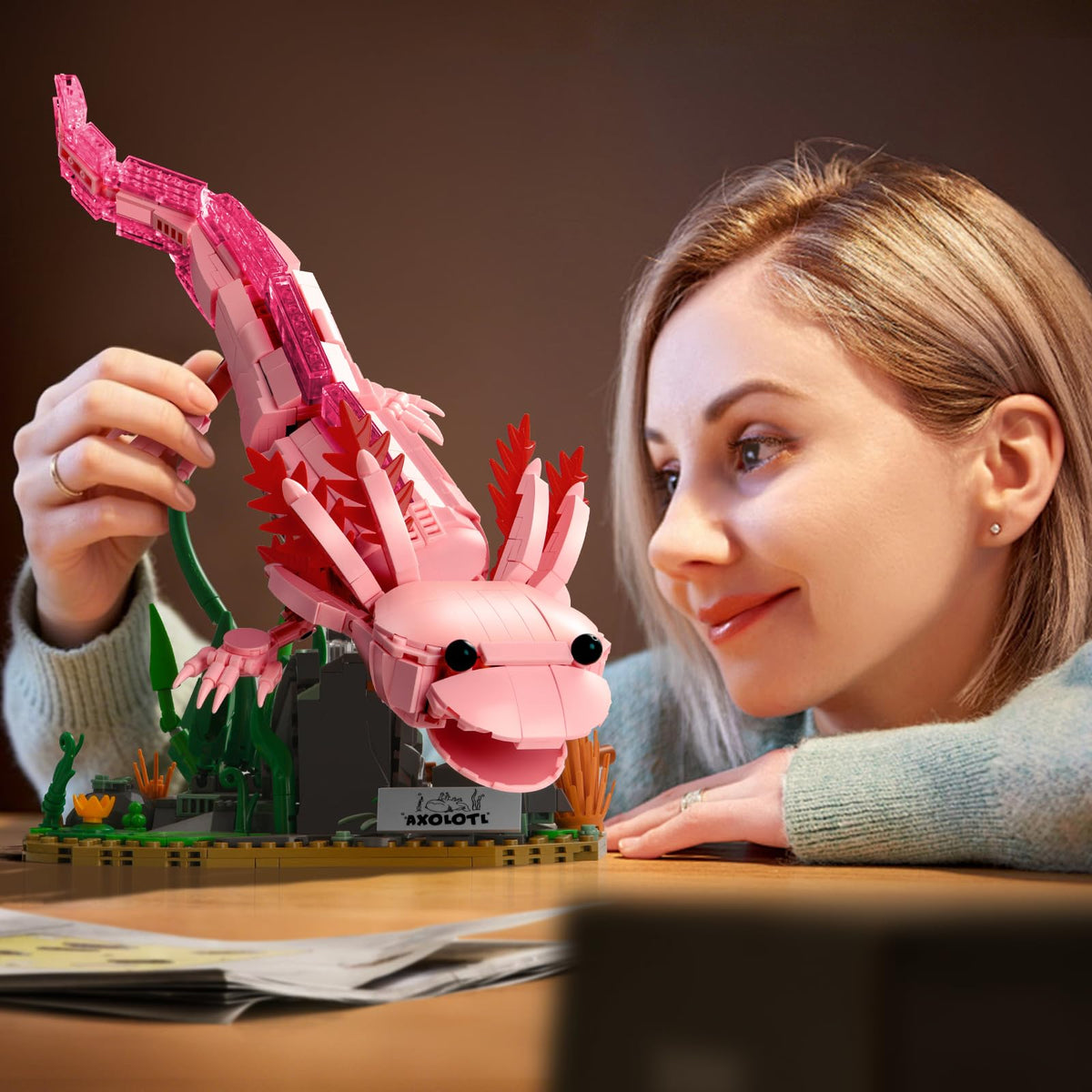 KKQ Axolotl Building Blocks Sets