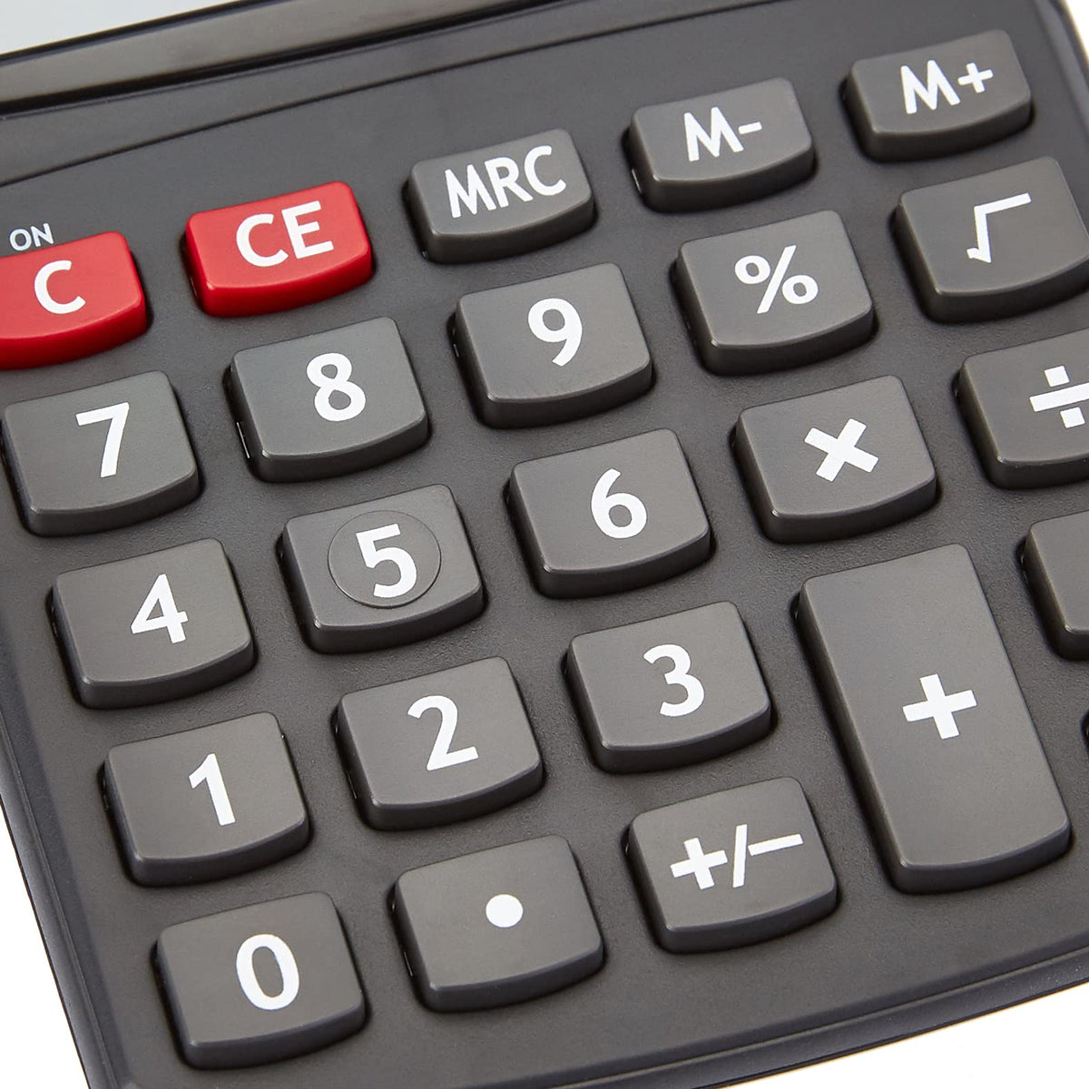 LCD 8-Digit Desktop Calculator, Portable and Easy to Use, Black