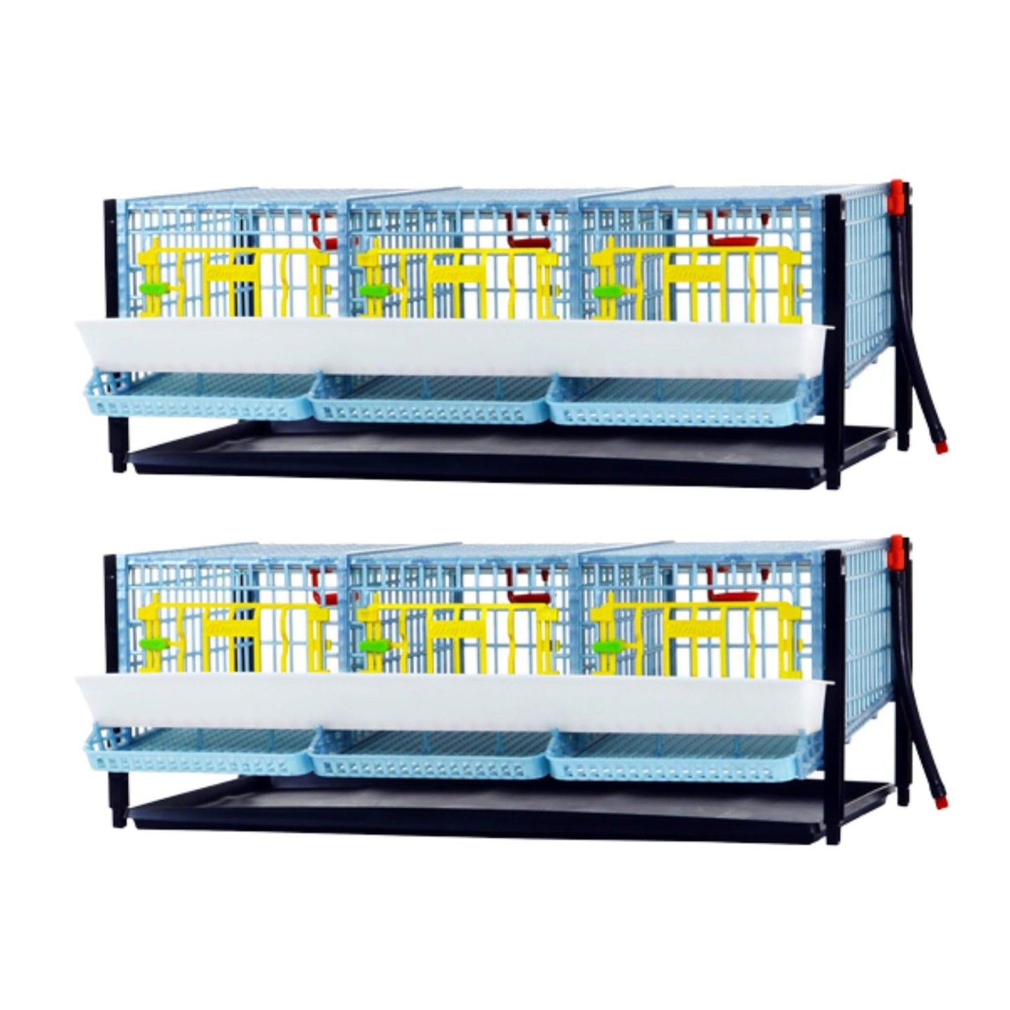 Quail Pen-   Size: 3 Section, Additional 2 Layer
