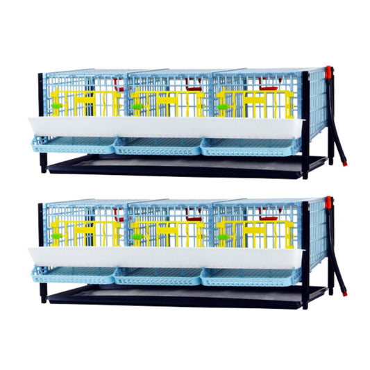 Quail Pen-   Size: 3 Section, Additional 2 Layer