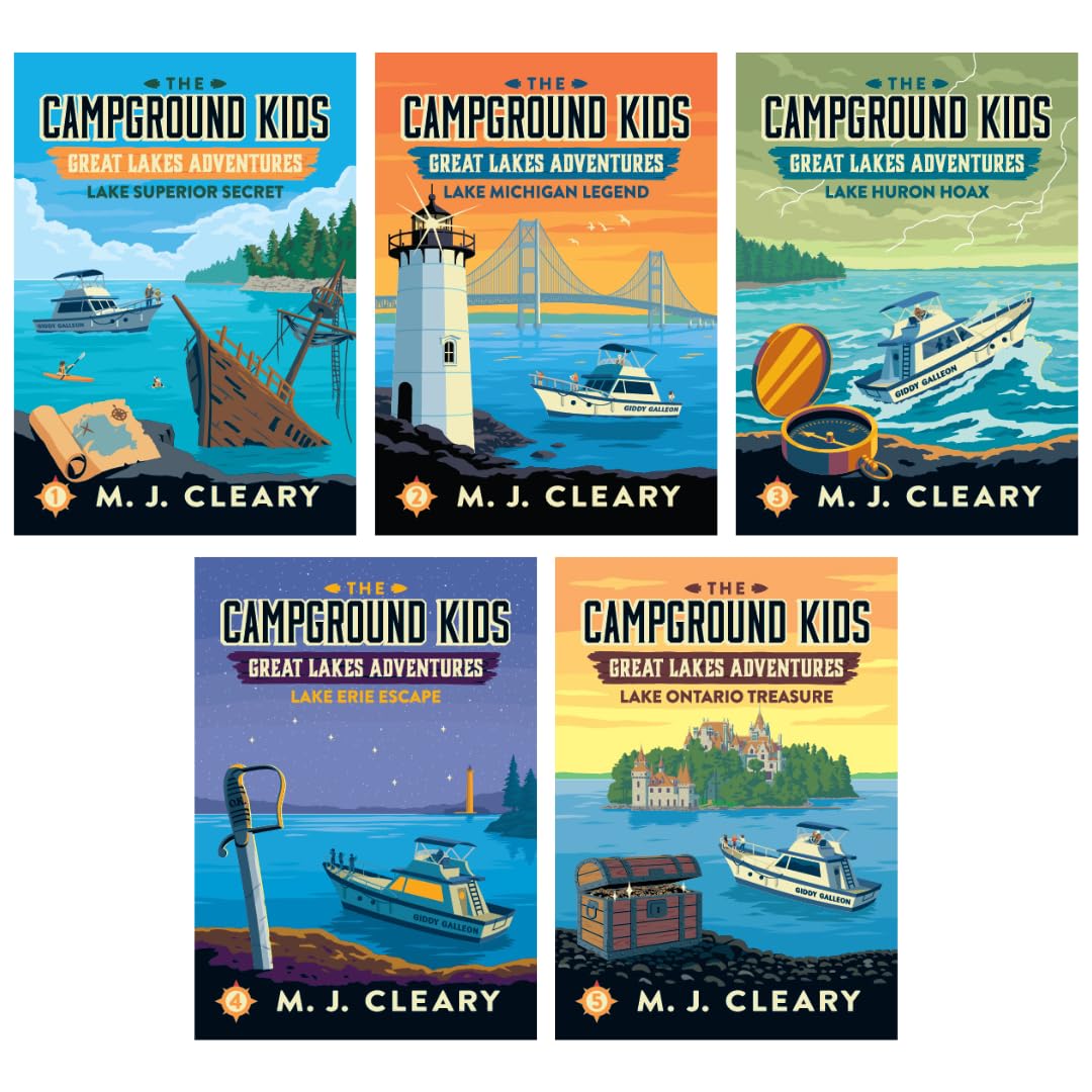 The Campground Kids: Great Lakes Adventures- paperback