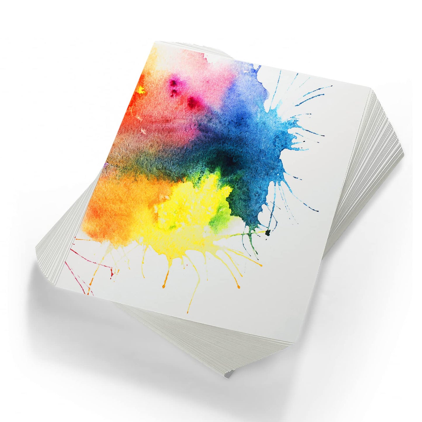 300 Pcs Watercolor Paper Sheet Bulk White Cold Press Paper Pack 110 lb 230 GSM
