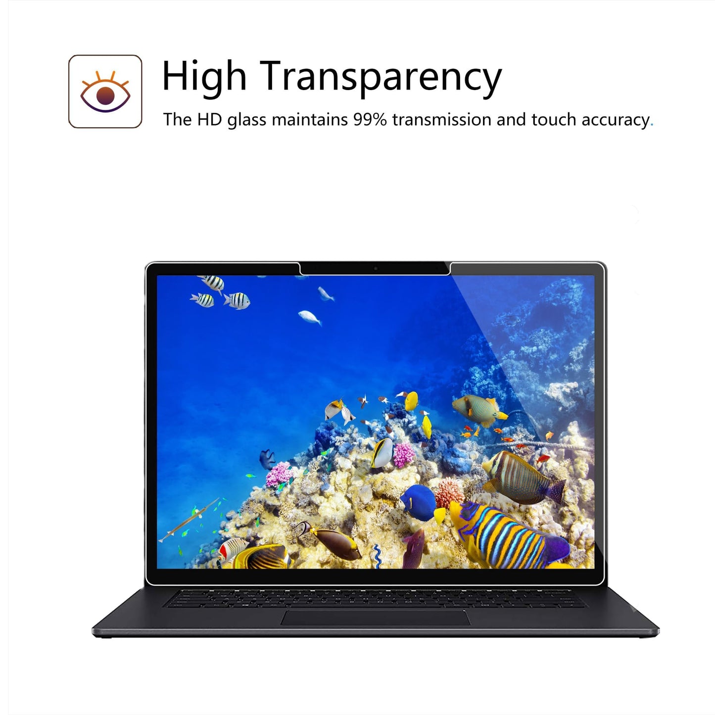 Screen Protector for Microsoft Surface Laptop 7 (2024, 13.8 Inch) - Tempered Glass