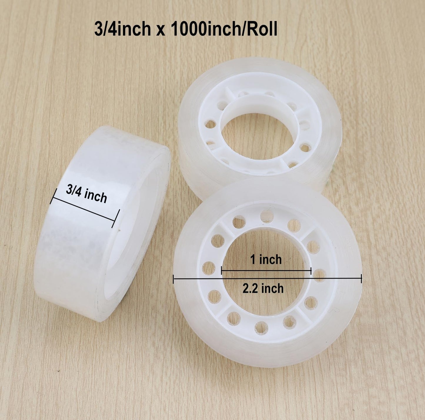 Aacehlh Desktop Tape Dispenser with 12 rolls