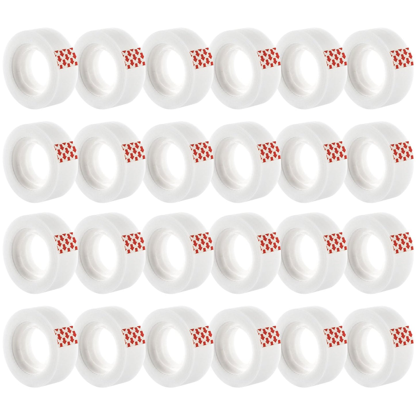 Turxayox 24 Rolls Invisible Tape Refills for Dispenser, 3/4 x 800 Inches