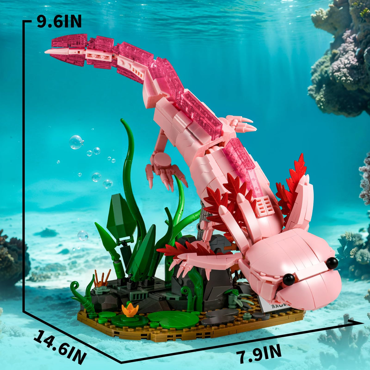 KKQ Axolotl Building Blocks Sets