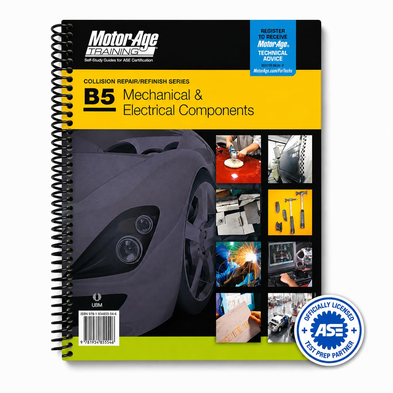 ASE Certification Test Prep Collision Repair (B2 - B6) Study Guide Package