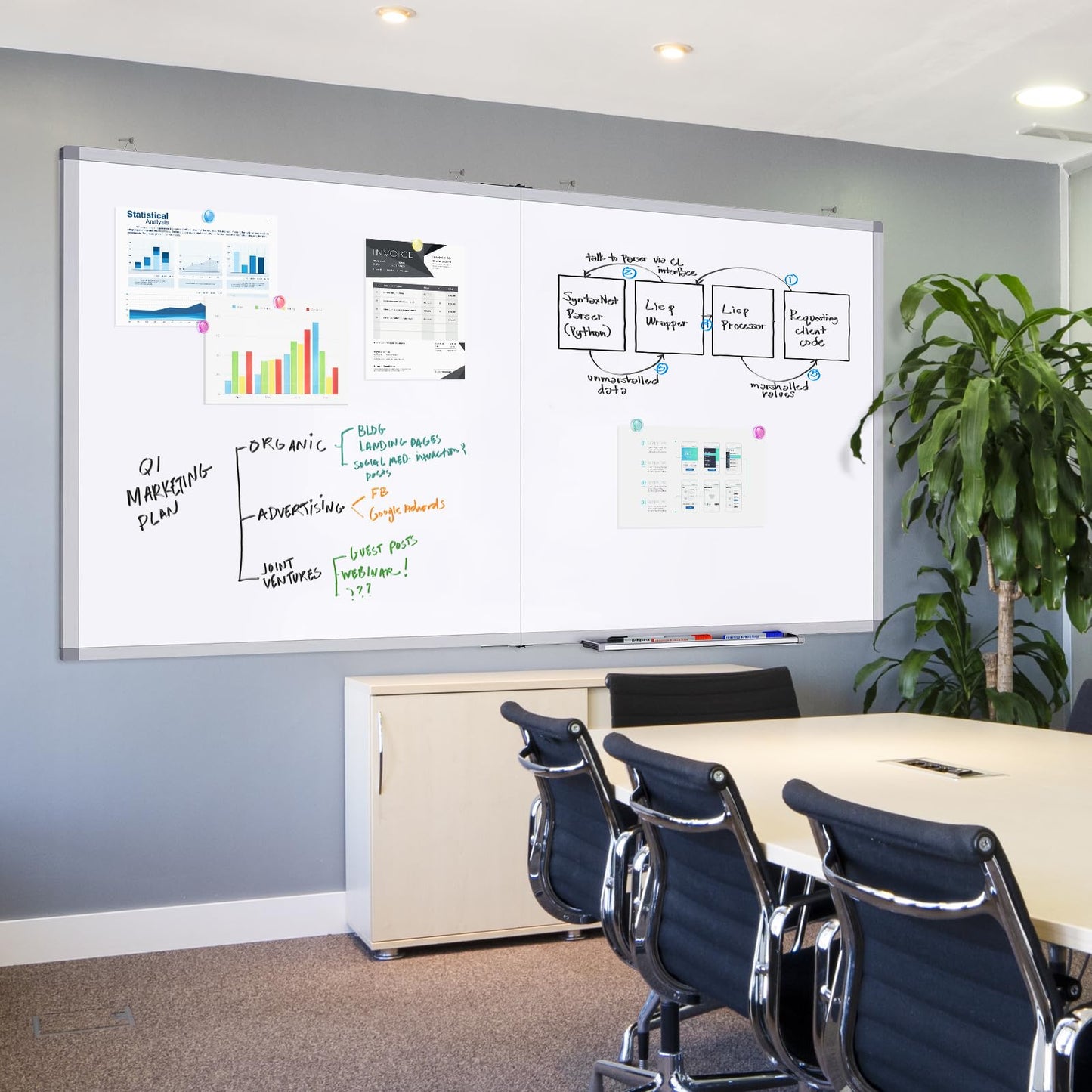 Maxtek White Board Dry Erase 72x40
