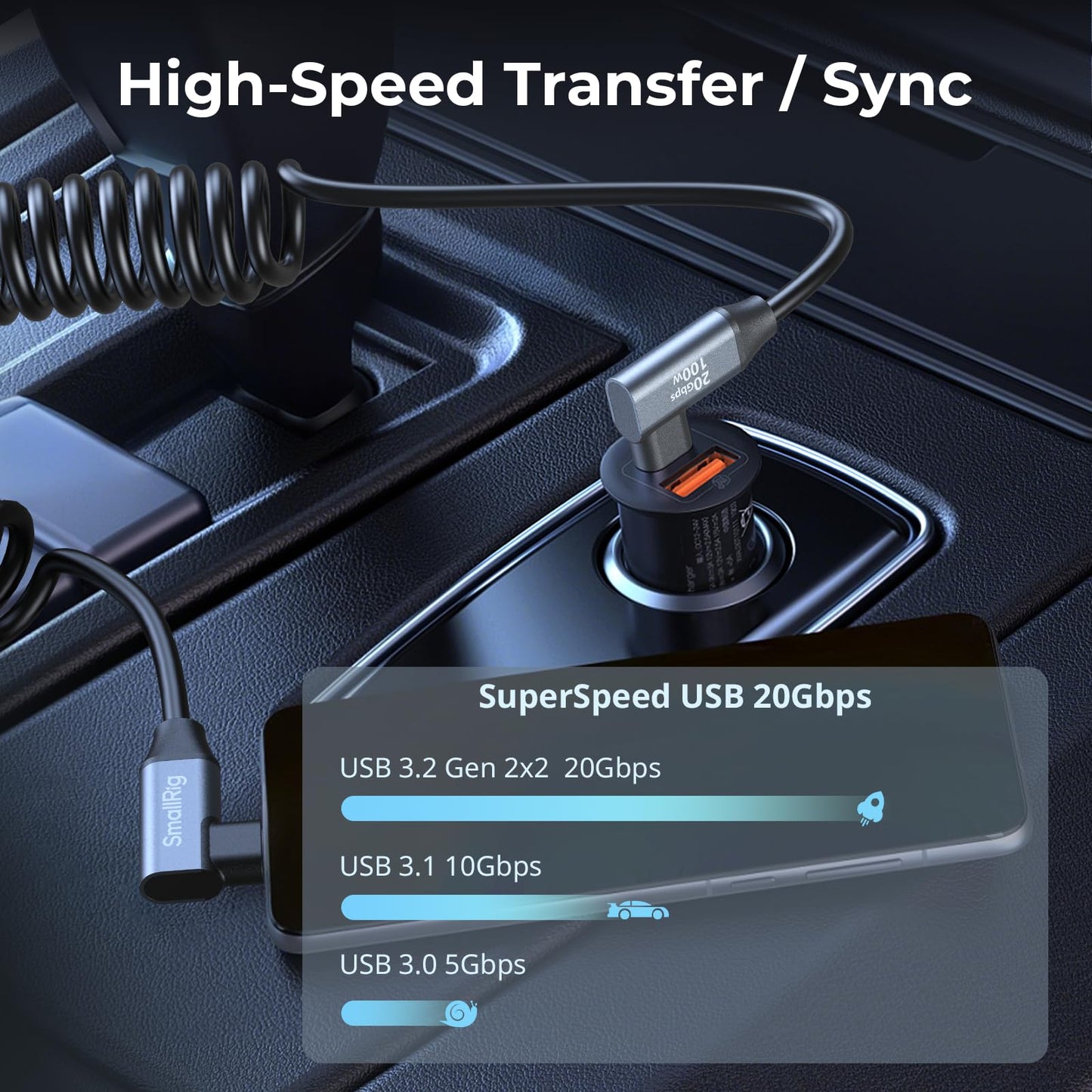 Data Cable USB C to USB C (Angled to Angled)