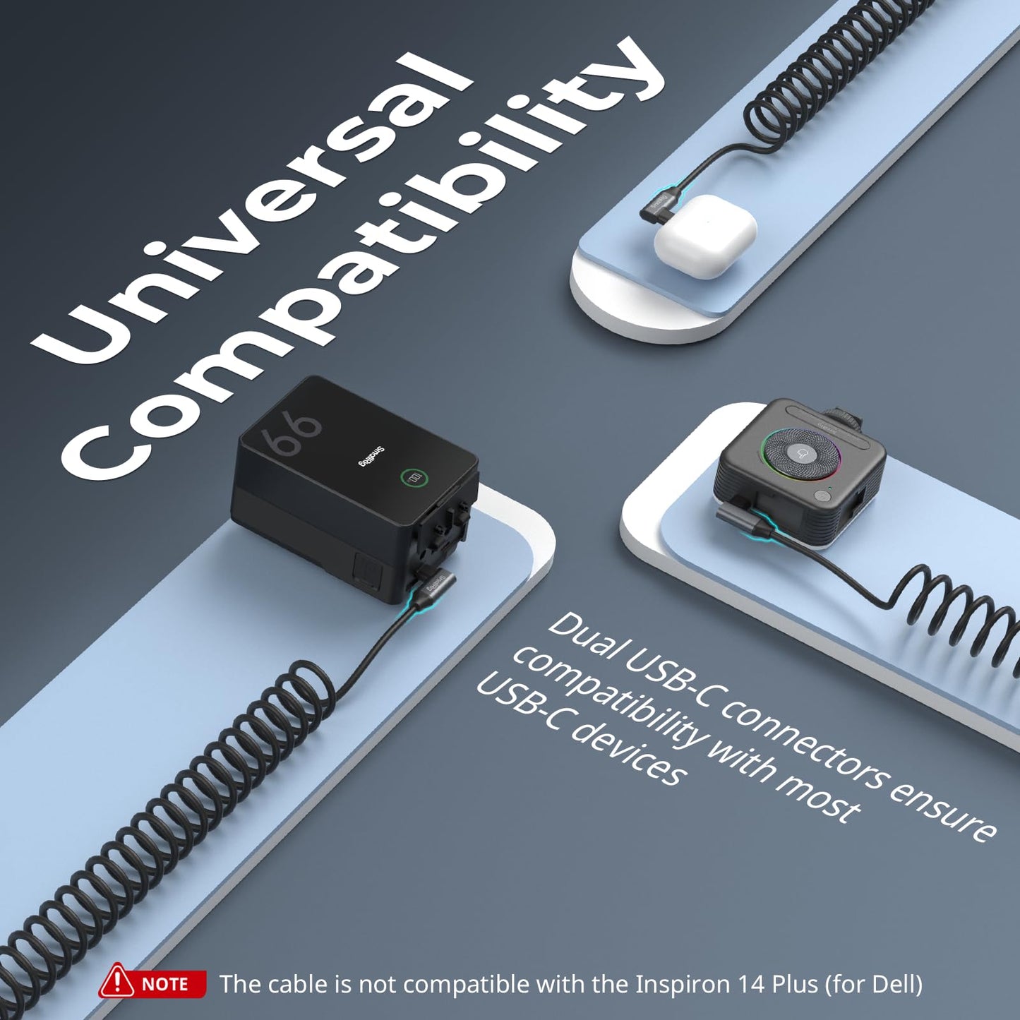 Data Cable USB C to USB C (Angled to Angled)