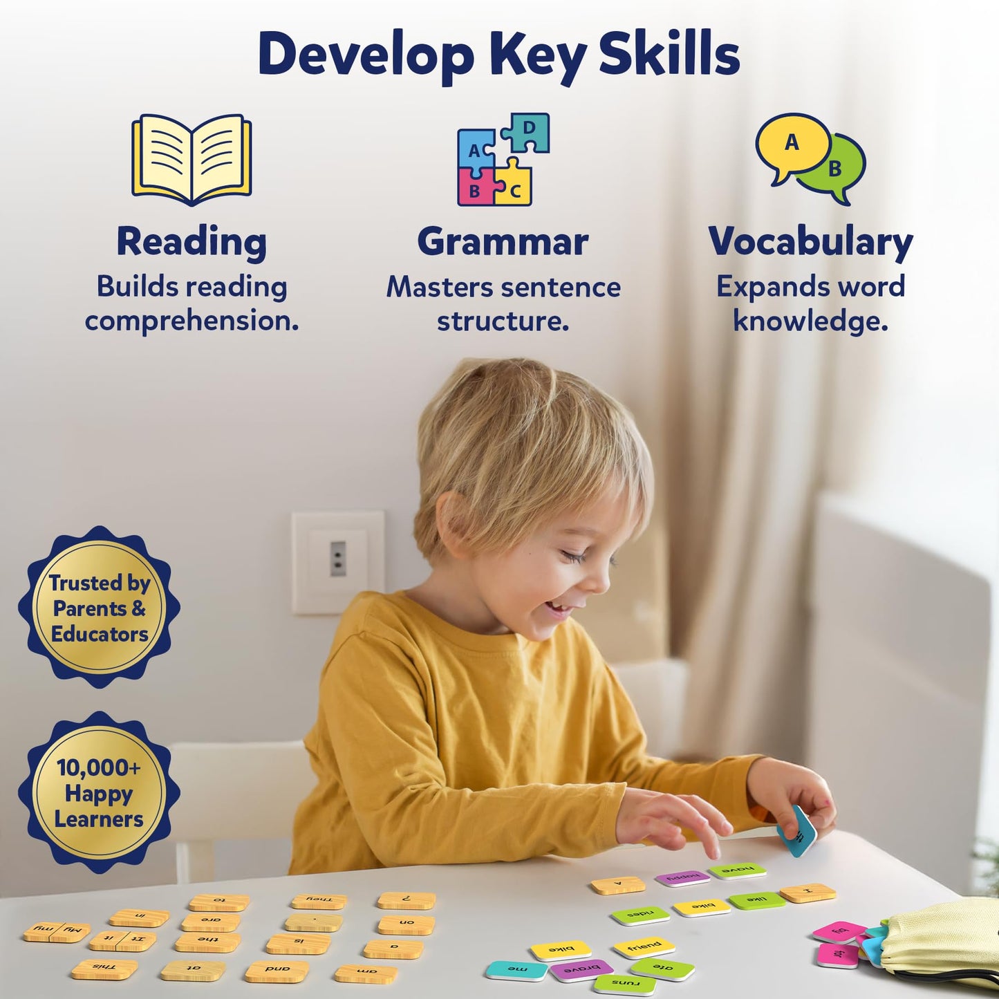 Skillmatics Sentence Search – Educational Board Game