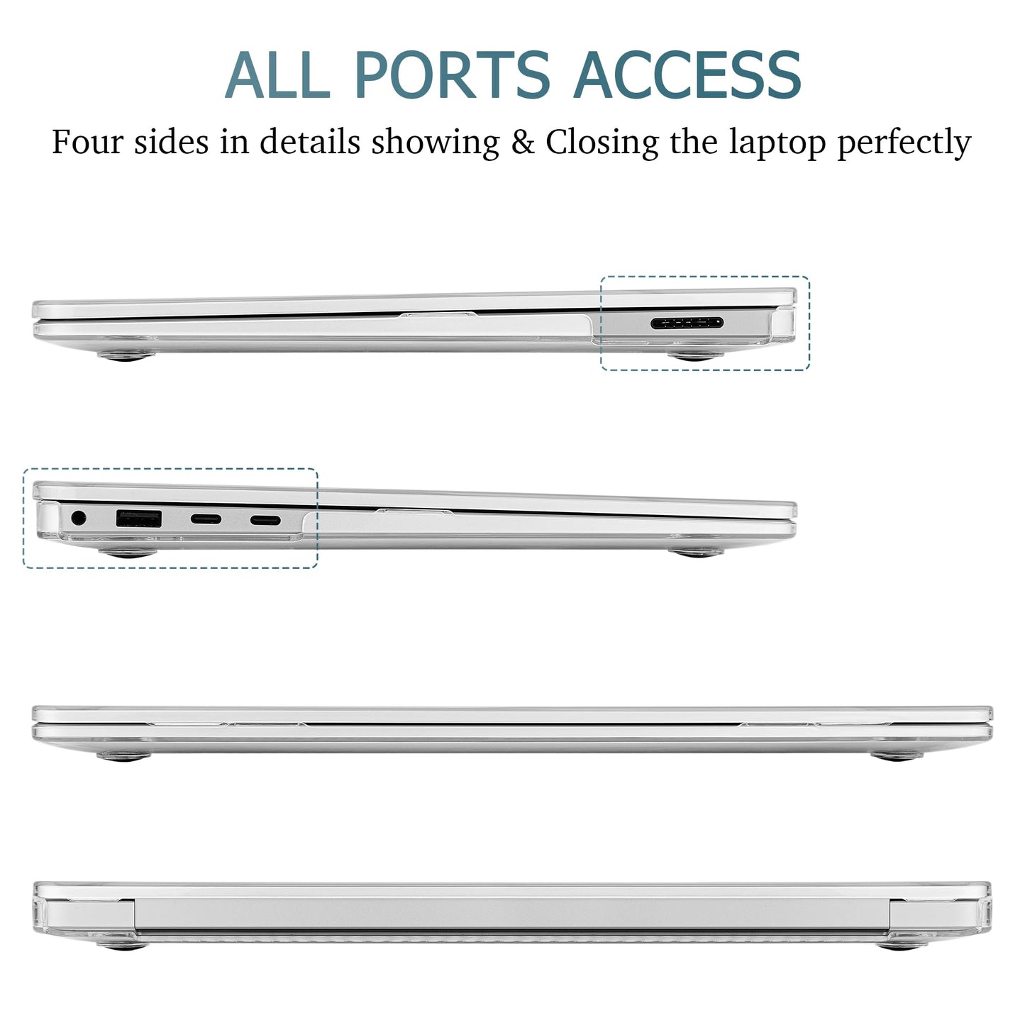 Case ONLY Compatible for 2024+ 13.8" Microsoft Surface Laptop 7
