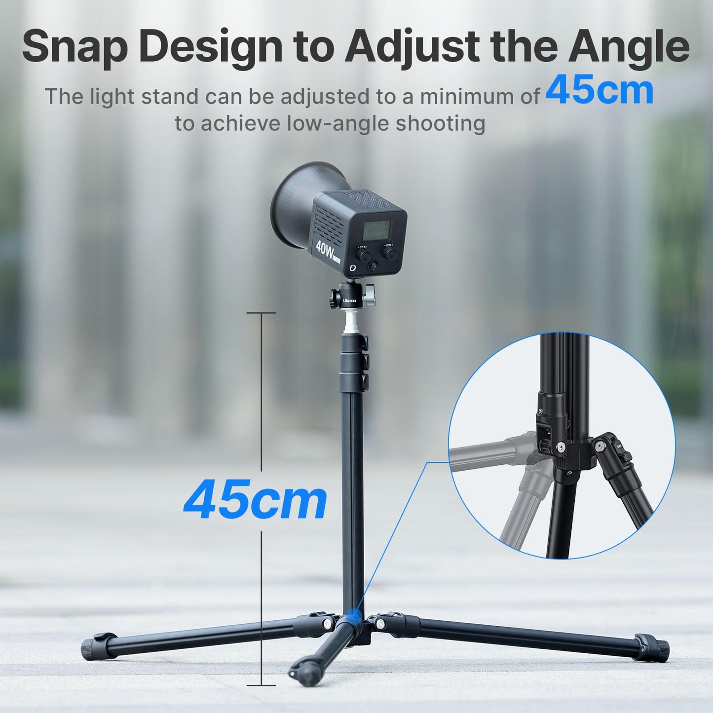 Extendable Photography Light Stand