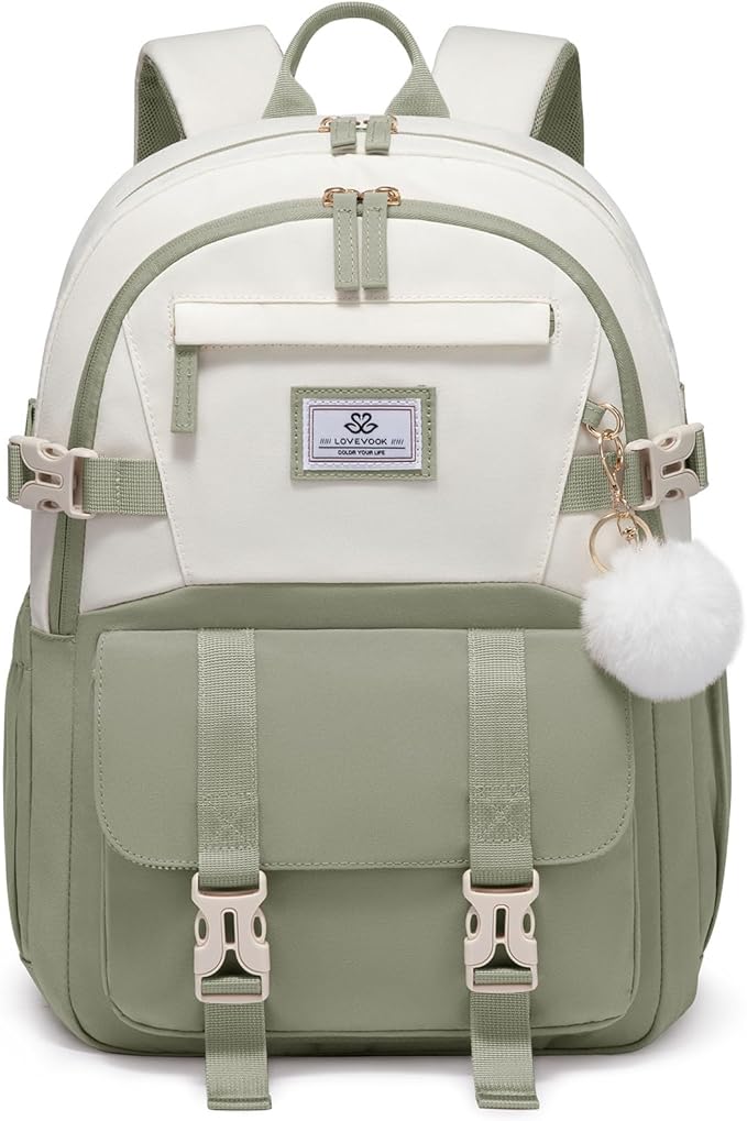 Aesthetic Backpack with Large Cup Holder