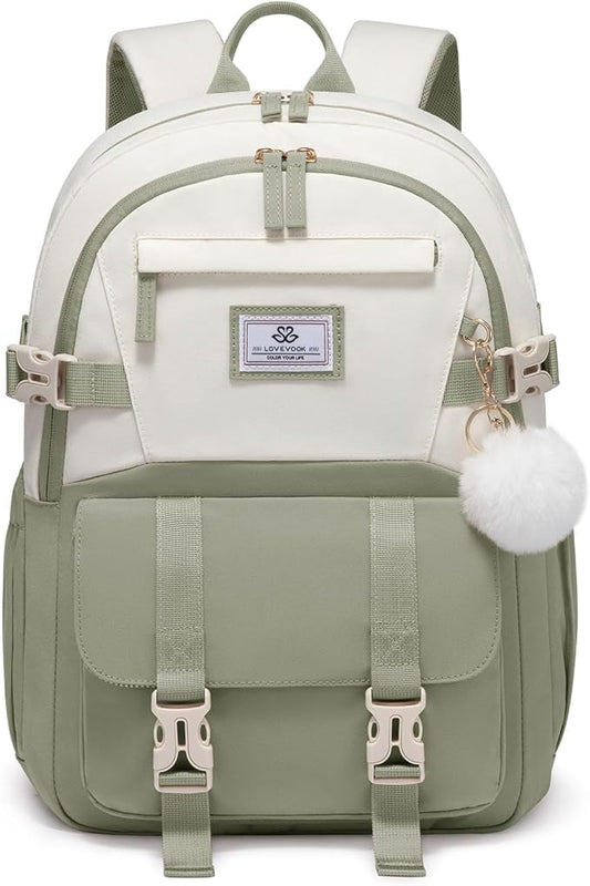 Aesthetic Backpack with Large Cup Holder