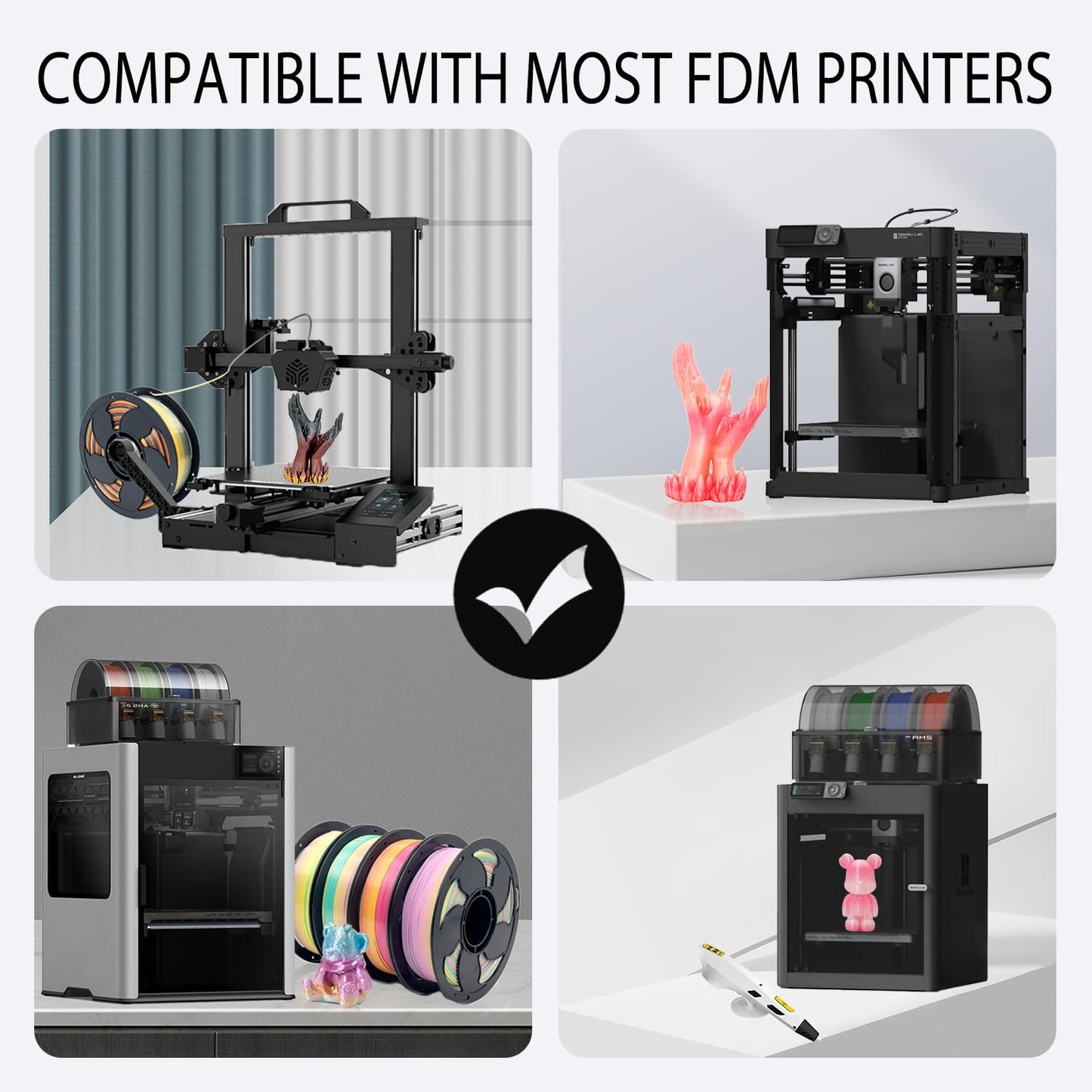 Chameleon Burnt Titanium 1.75mm PLA Filament with Glitter Sparkle, filament