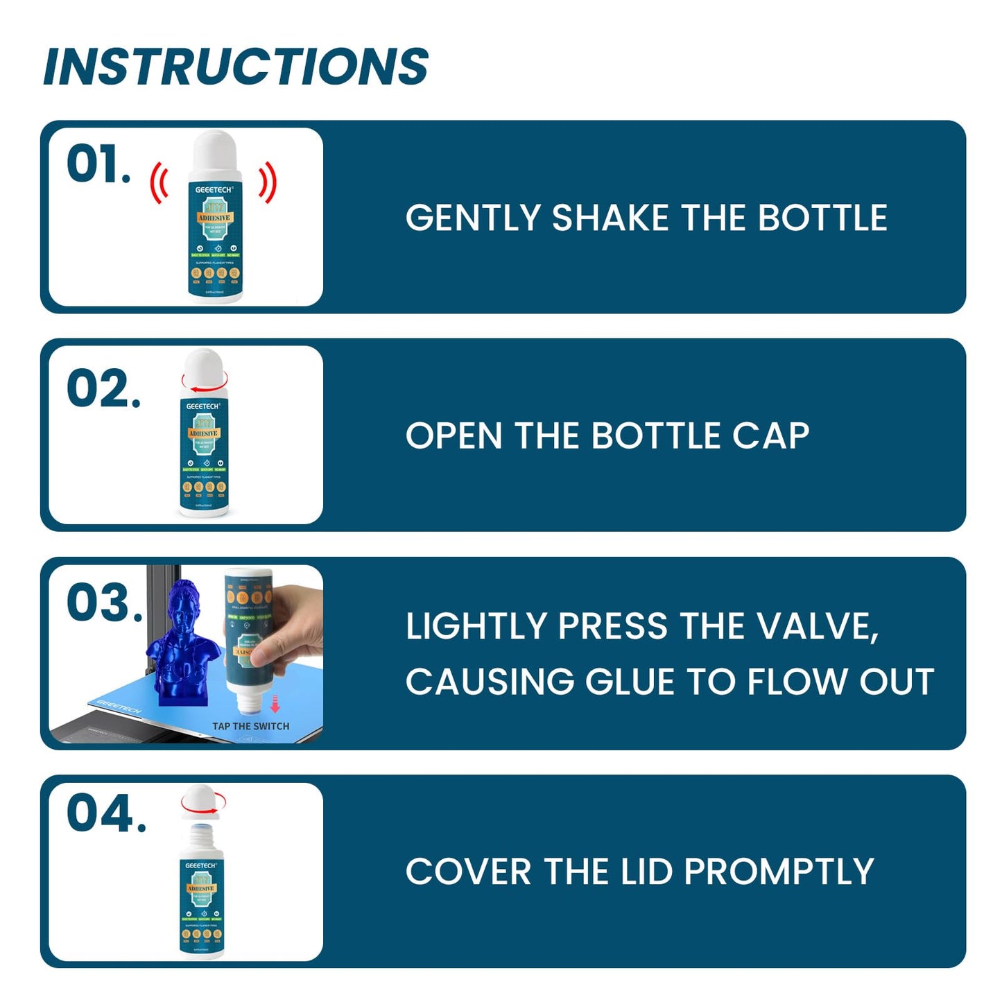 3D Printer Adhesive Glue