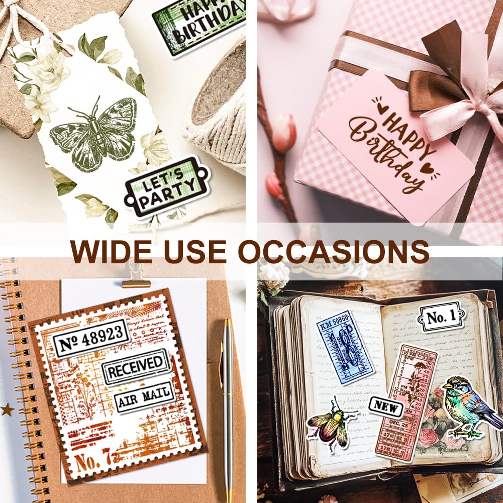 29 Pcs Acrylic Stamps