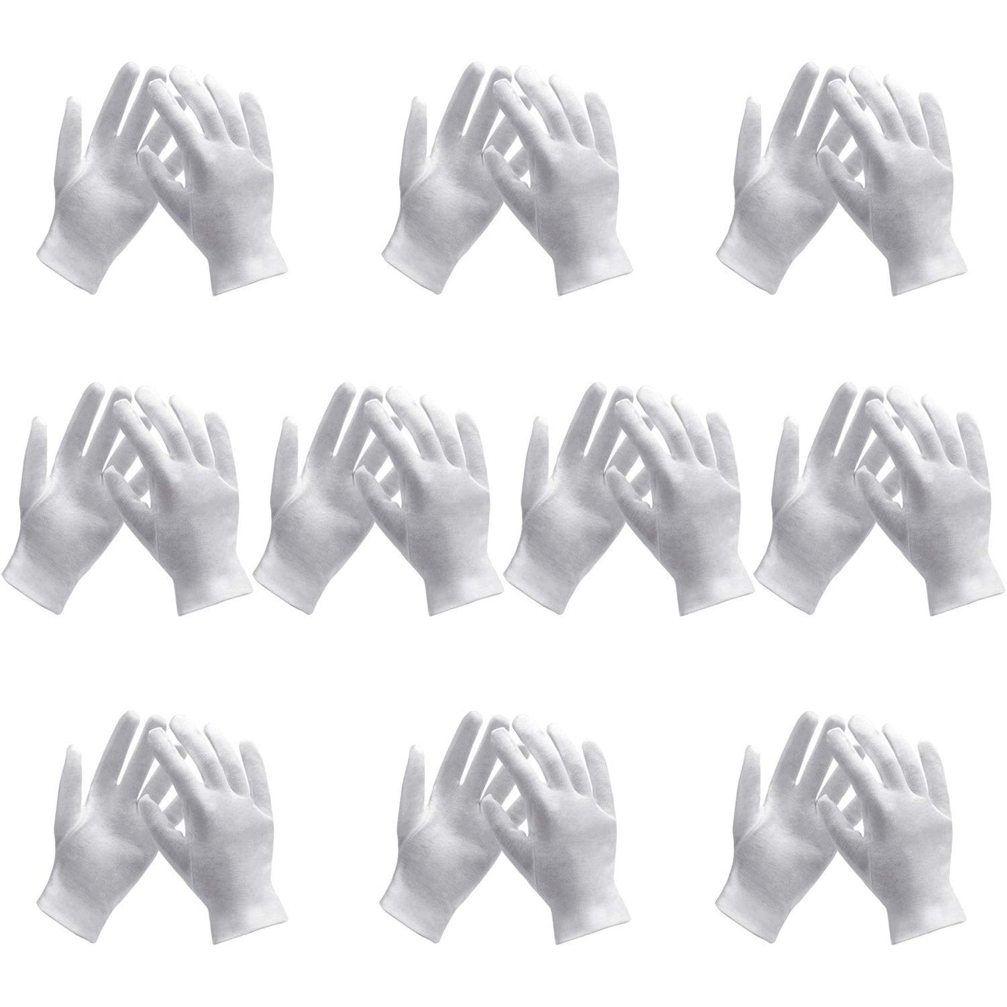 Archival Photo Gloves, White