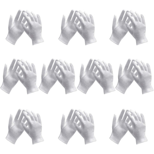 Archival Photo Gloves, White