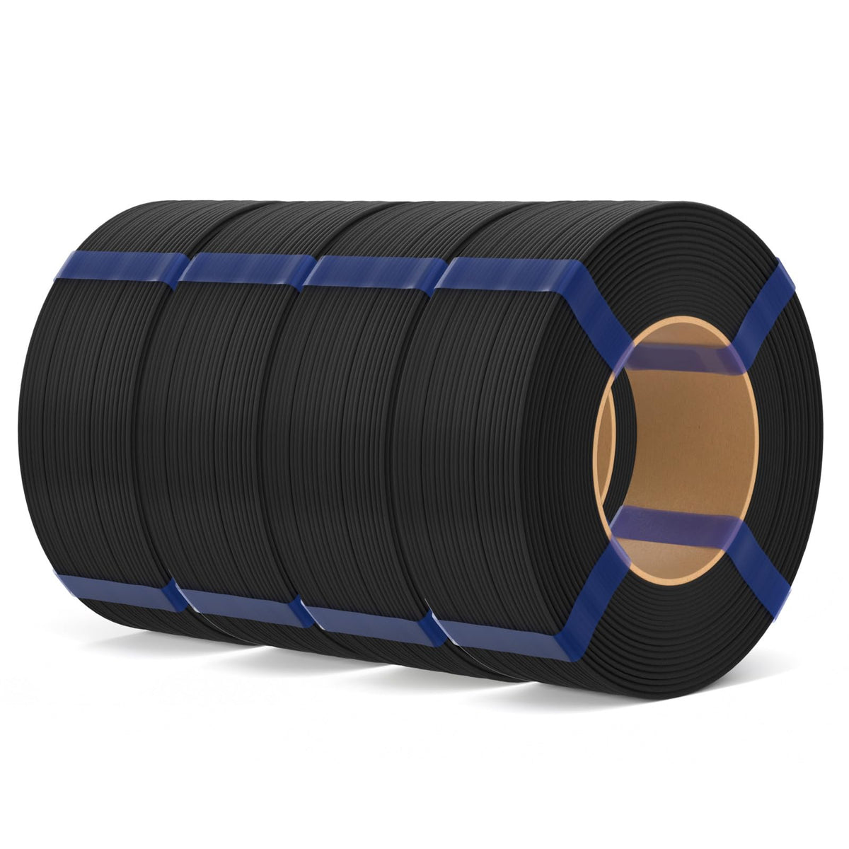 ELEGOO Matte PLA Refill 3D Printer Filament Bundle 1.75mm Black 4KG