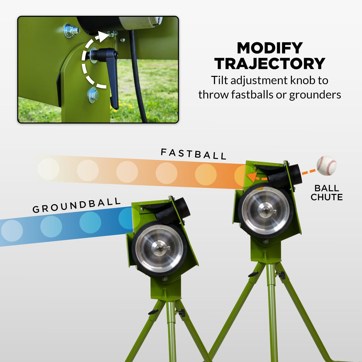 Mound Yeti-1 Baseball Softball Pitching Machine