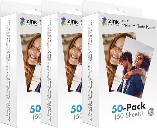 Zink 2"x3" Premium Instant Photo Paper- 150 sheets