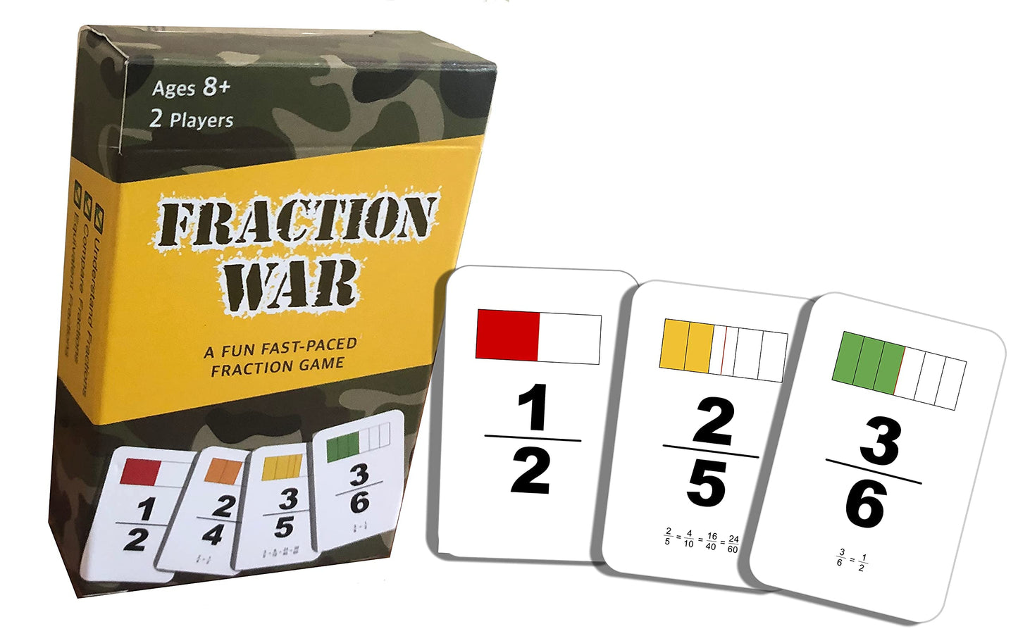 Fraction War Fun Math Game to Learn