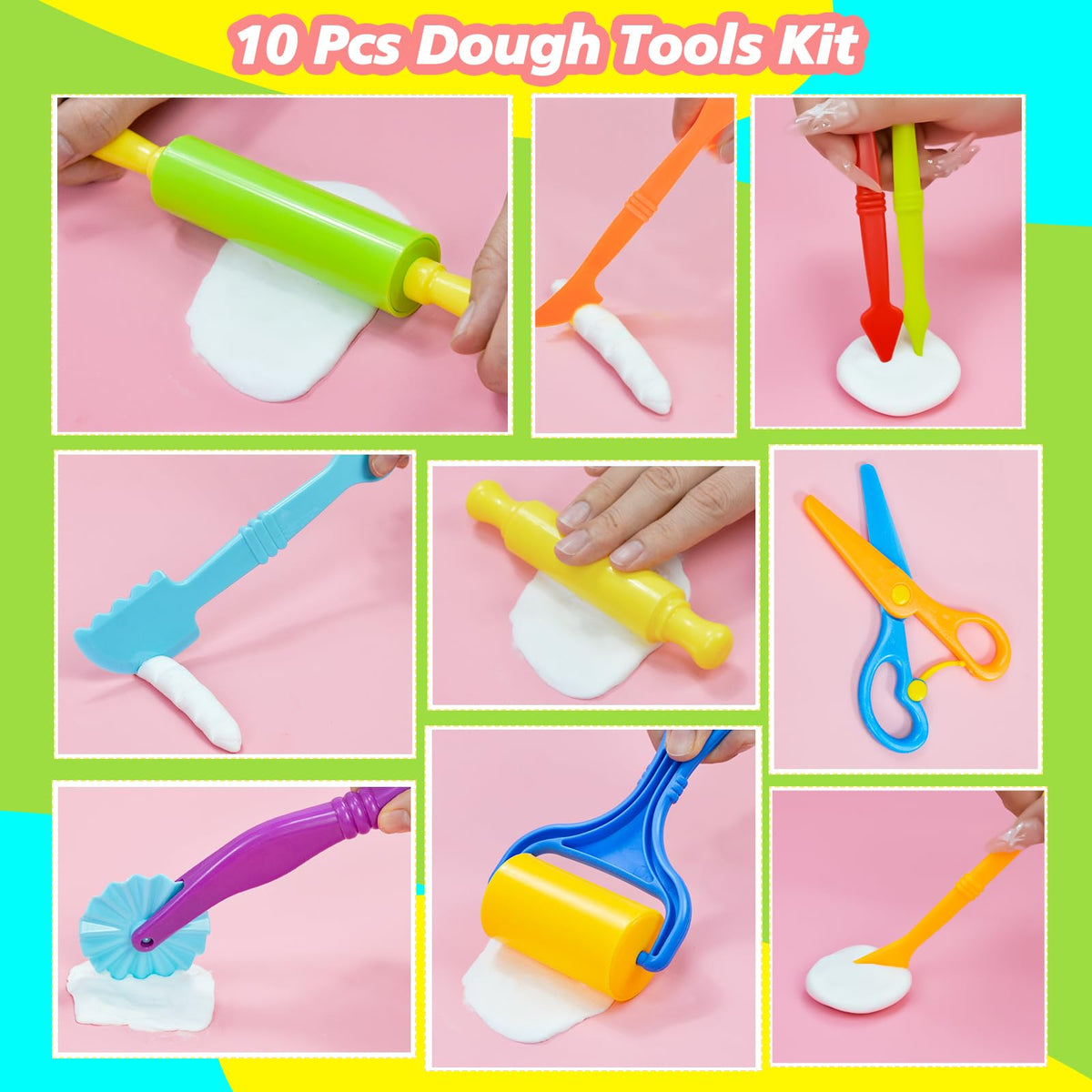 Wxqfumy Dough Tool Set, 15 Pcs Basic Dough Tools Kits