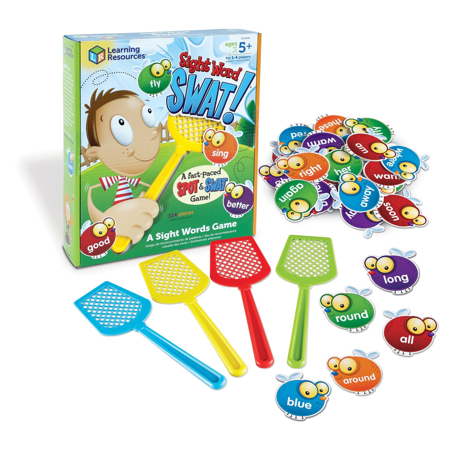 Learning Resources Sight Word Swat A Sight Words Game - Phonics Flash Cards