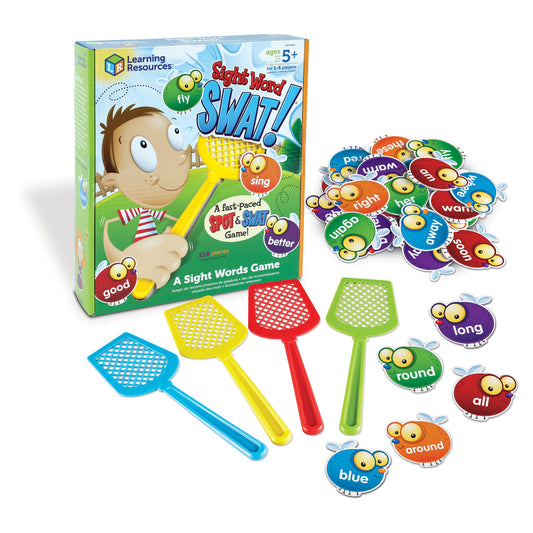 Learning Resources Sight Word Swat A Sight Words Game - Phonics Flash Cards