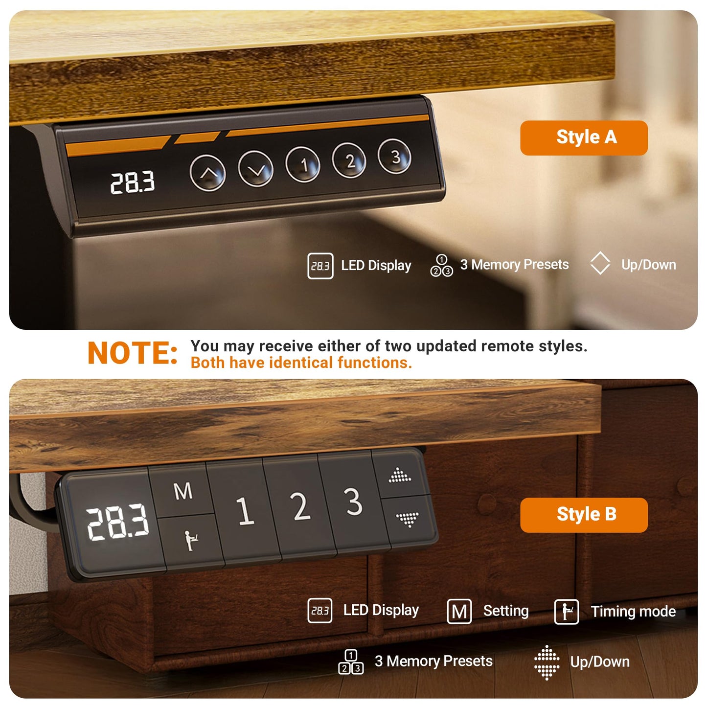 Electric Standing Desk, Adjustable Height Stand up Desk