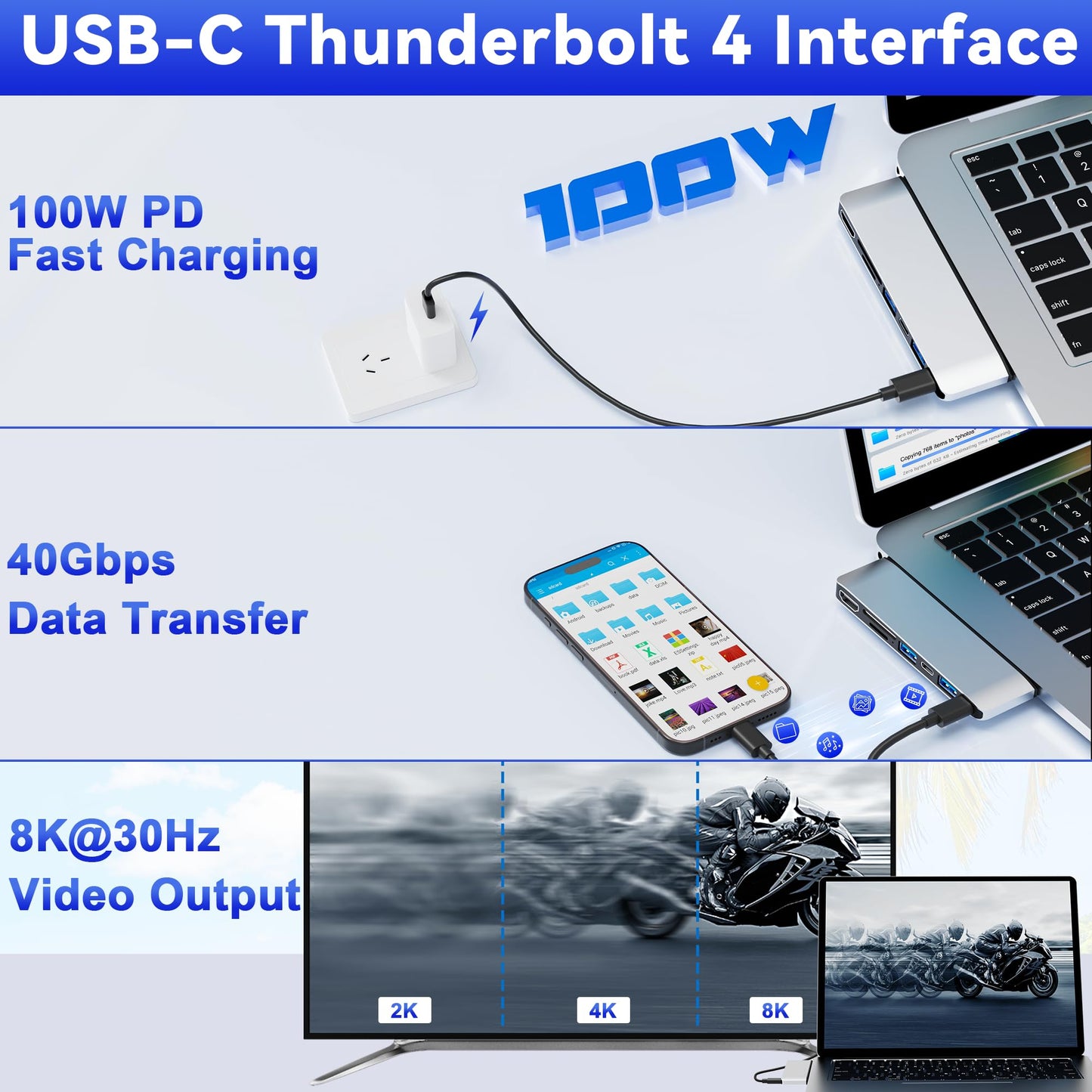 USB Hub Docking Station