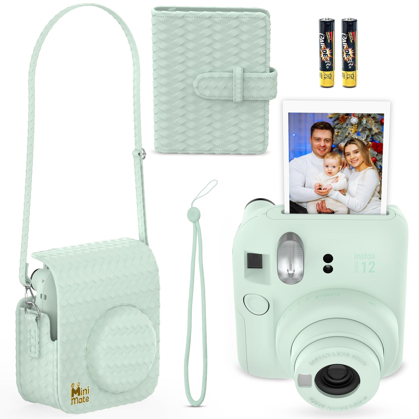 Fujifilm Instax Mini 12 Instant Camera, Custom Designed Case