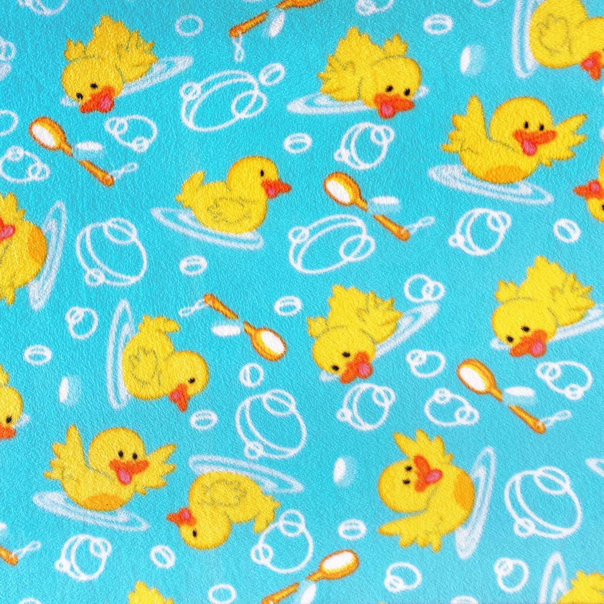 Fabric 1 Yard - Rubber Ducky Allover Fleece Fabric