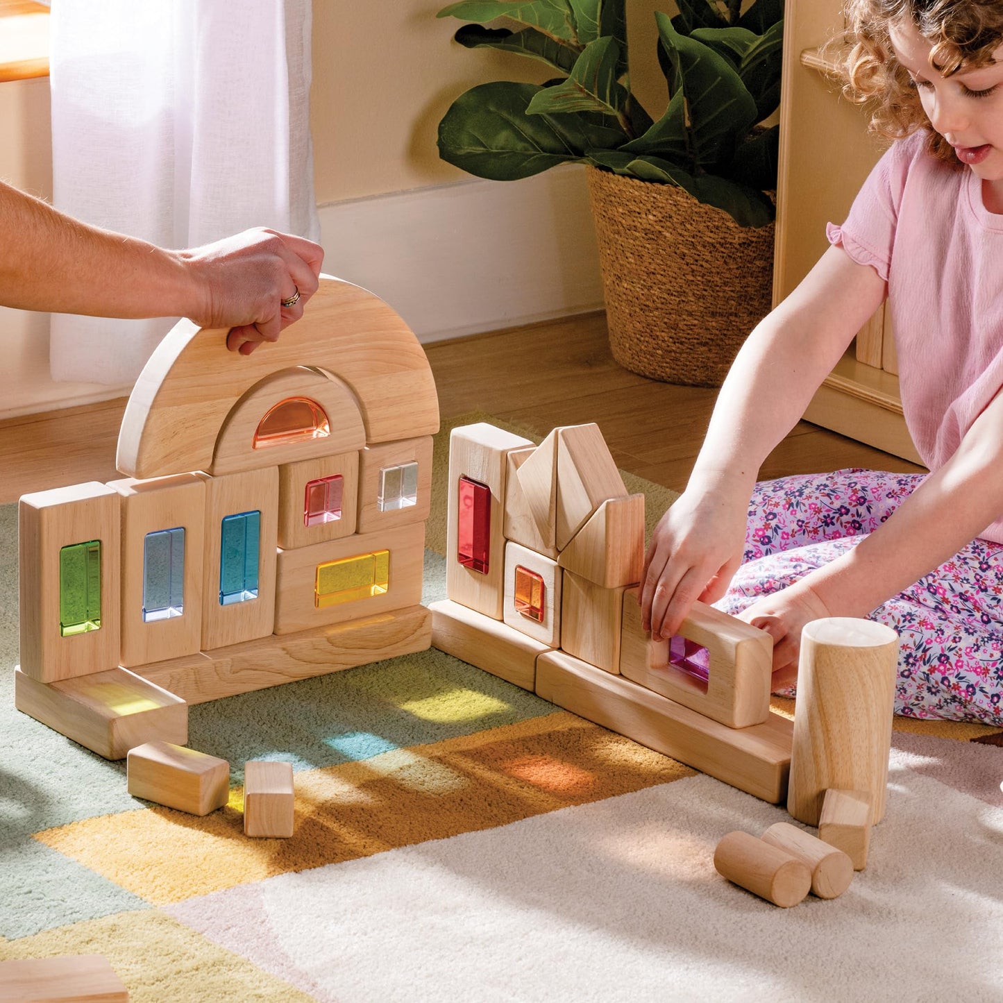 Guidecraft Window Unit Blocks - Foundation Set