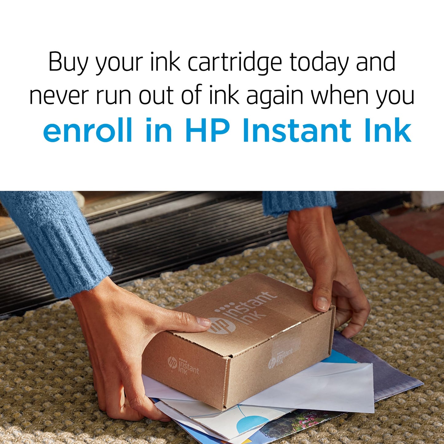 HP 68 Black/Tri-Color Ink Cartridges (2-Pack) | Works Envy 6100e, 6500e Series | Eligible for Instant Ink | 6L6S2TN | Packaging May Vary