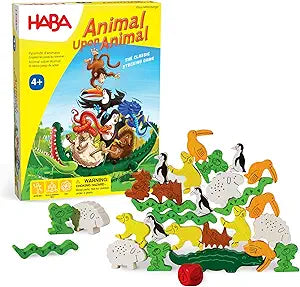 HABA Animal Upon Animal - Classic Wooden Stacking Game