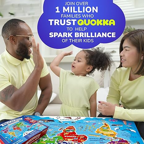 World Map Puzzles for Kids- floor puzzle