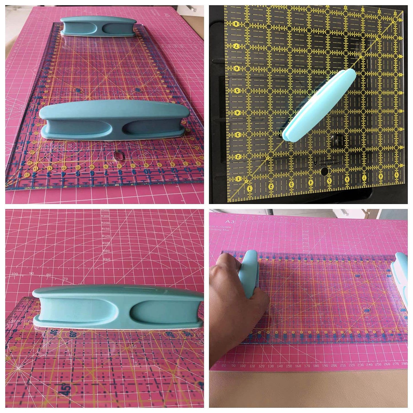 Stick 'n Ruler Handle Strong Adsorption Grip Fit