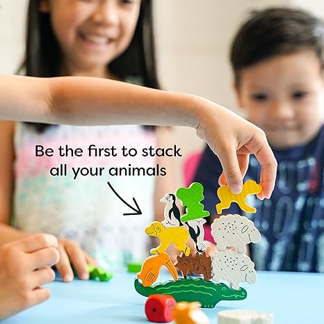 HABA Animal Upon Animal - Classic Wooden Stacking Game