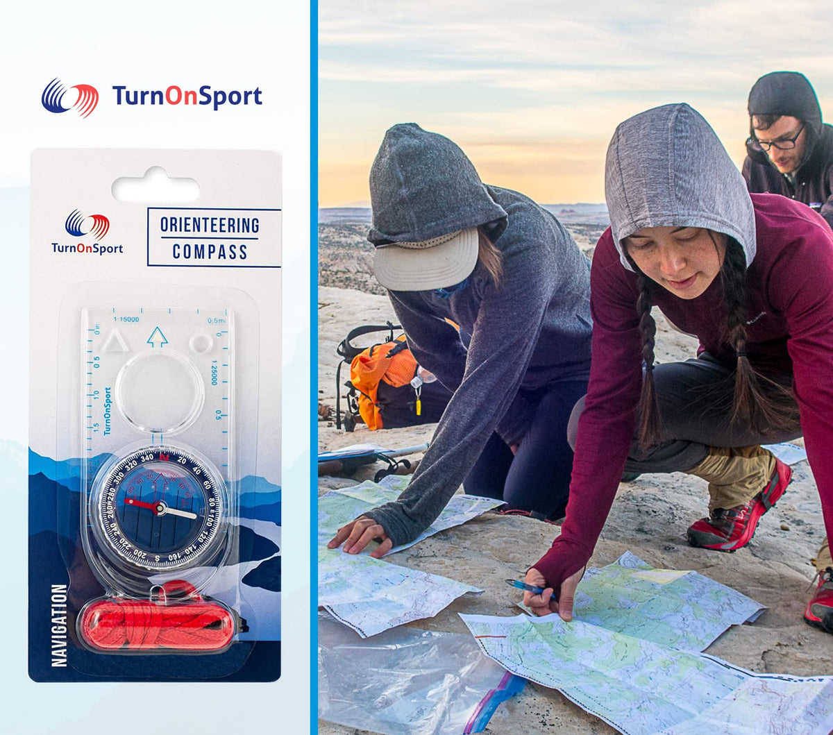 Orienteering Compass - Compass | Scout Compass Camping and Navigation