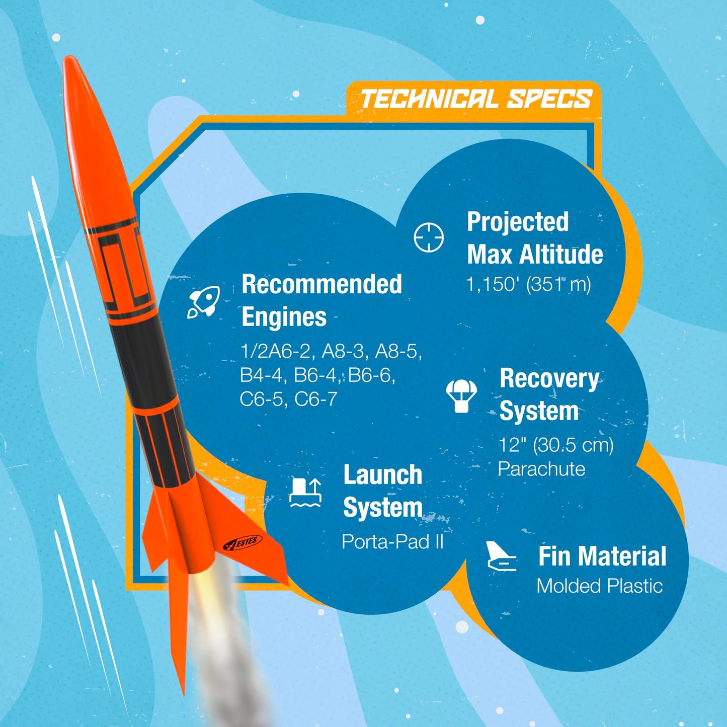 Estes 1427 Alpha III Rocket-Building Kit