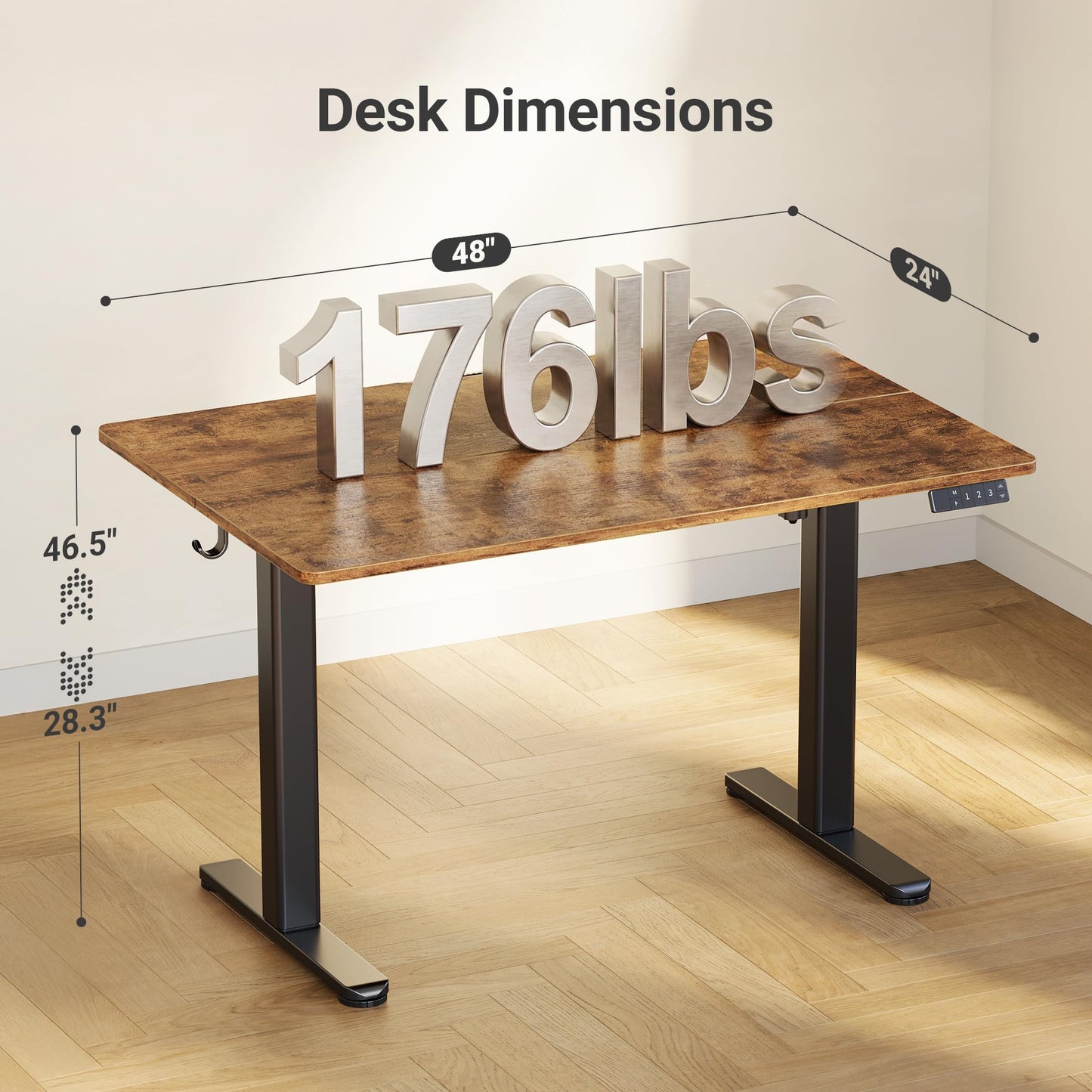 Electric Standing Desk, Adjustable Height Stand up Desk