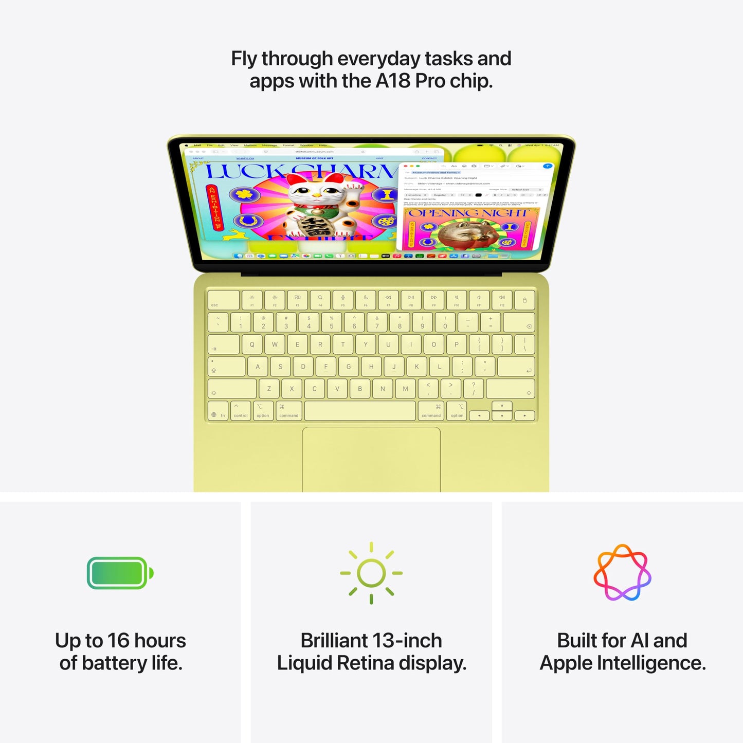 Apple 2026 MacBook Neo 13-inch Laptop with A18 Pro chip