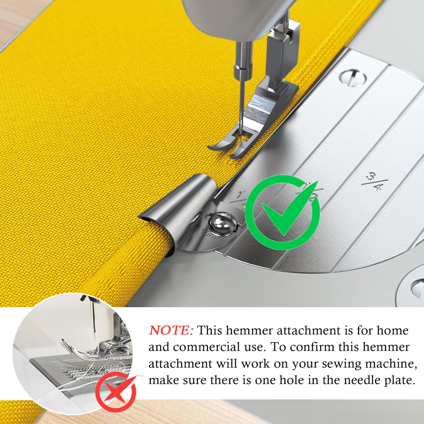 Rolled Hem Presser Foot