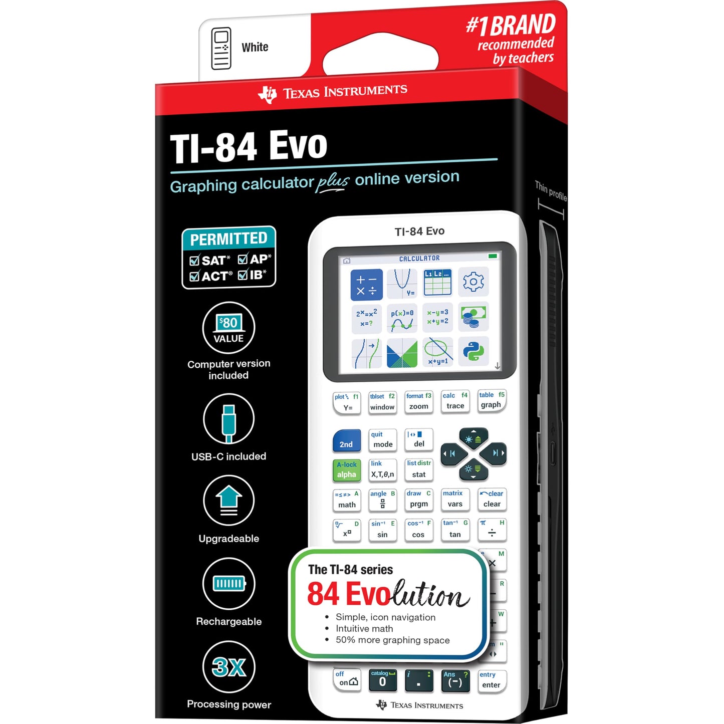 NEW- TI-84 EVO Graphing Calculator Texas Instruments