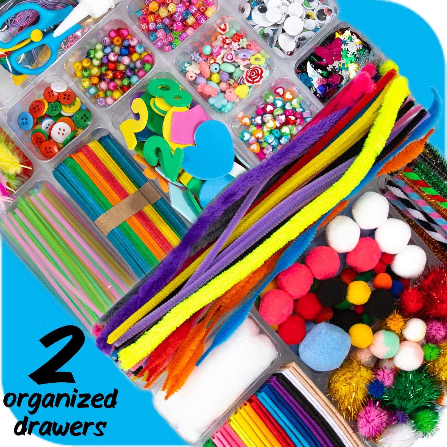 1600+Pcs Craft Kits